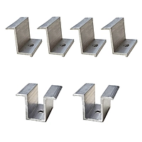 Solar Panel Mounting Clamp 40MM End Clamp & Mid Clamp