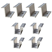 Solar Panel Mounting Clamp 40MM End Clamp & Mid Clamp