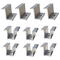 Solar Panel Mounting Clamp 40MM End Clamp & Mid Clamp