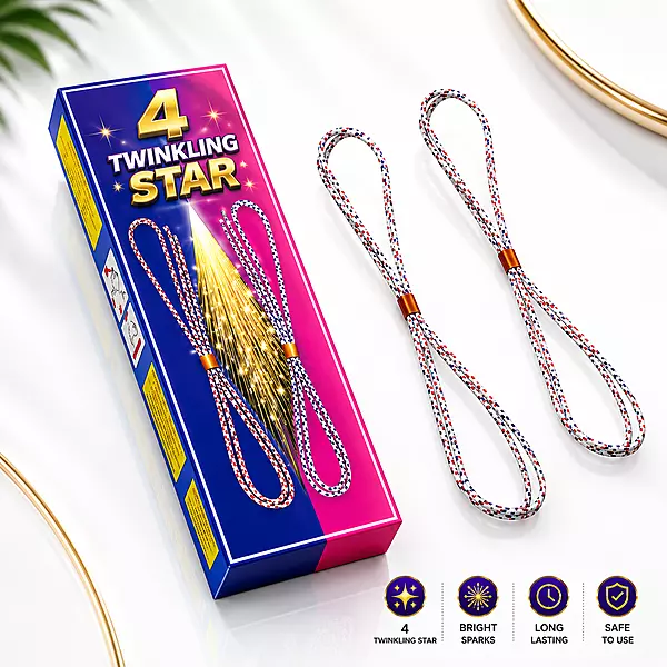 4" Twinkling Star Dlx