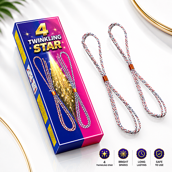 4" Twinkling Star Dlx