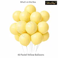 Pastel Yellow Balloons Kit - 40 Pcs