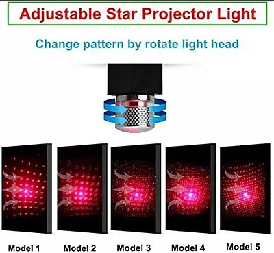 USB Star Night Car Ceiling Projector Laser Lights (Pack of 2 : Color of Black) USB Star Night Car Ceiling Projector Laser Lights (Pack of 2 : Color of Black)