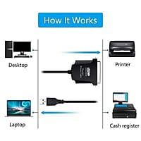 USB To IEEE1284 CN36 Parallel Printer Adapter Cable for Printer USB To IEEE1284 CN36 Parallel Printer Adapter Cable for Printer