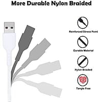 Champion USB A to Type-C 3Amp Data Sync & Fast Charging Cable PVC -1M