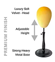 Velvet Head Mannequin - Wig Stand