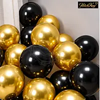 Chrome Gold Balloons - Pack of 40