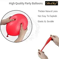 Metallic Red Balloons Kit - 200 pcs
