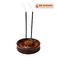 Sheesham Wooden Round Incense Stick Holder