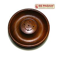 Sheesham Wooden Round Incense Stick Holder