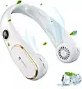 Portronics Go Breeze Neck Fan – Bladeless, 4-Speed, White