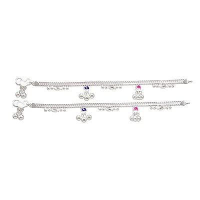 Silver Anklet/Kolusu for Babies