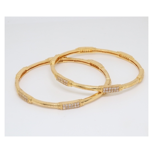 Gold Plated Bangles stone For Women & girls Set Of 1(2024005) Gold Plated Bangles stone For Women & girls Set Of 1(2024006)