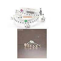 Silver Gift set for Baby (Anklets/Pattani design kolusu, Bindhi/PottuKit)