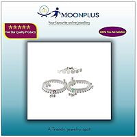 Silver Gift set for Baby (Anklets/Pattani design kolusu, Bindhi/PottuKit)