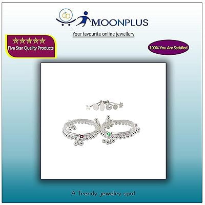 Silver Gift set for Baby (Anklets/Pattani design kolusu, Bindhi/PottuKit) Silver Gift set for Baby (Anklets/Pattani design kolusu, Bindhi/PottuKit)