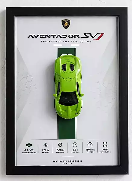 Lamborghini Aventador SVJ 3D Frame