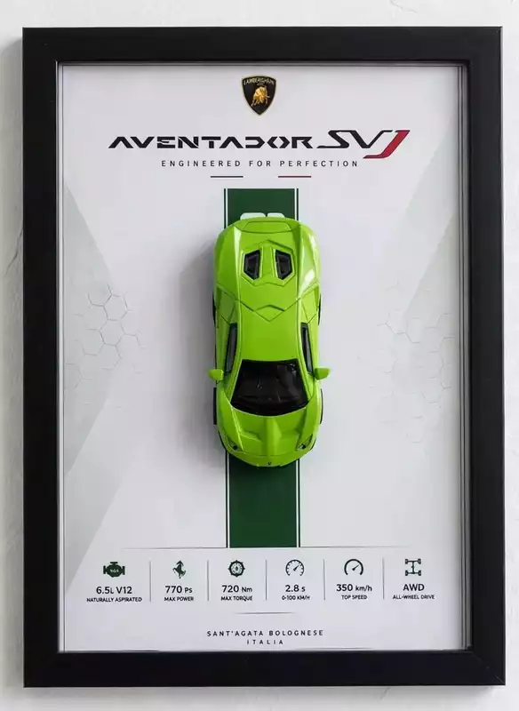 Lamborghini Aventador SVJ 3D Frame