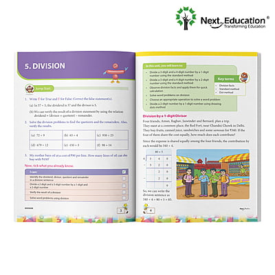 Next Term 2 Book combo Text book with Maths, English and EVS for class 4 / level 4 Book A Next Term 2 Book combo Text book with Maths, English and EVS for class 4 / level 4 Book A