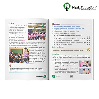 Next Explorers Environmental Studies (EVS) TextBook for - Secondary School ICSE Class 2 / Level 2 - Book A Next Explorers Environmental Studies (EVS) TextBook for - Secondary School ICSE Class 2 / Level 2 - Book A