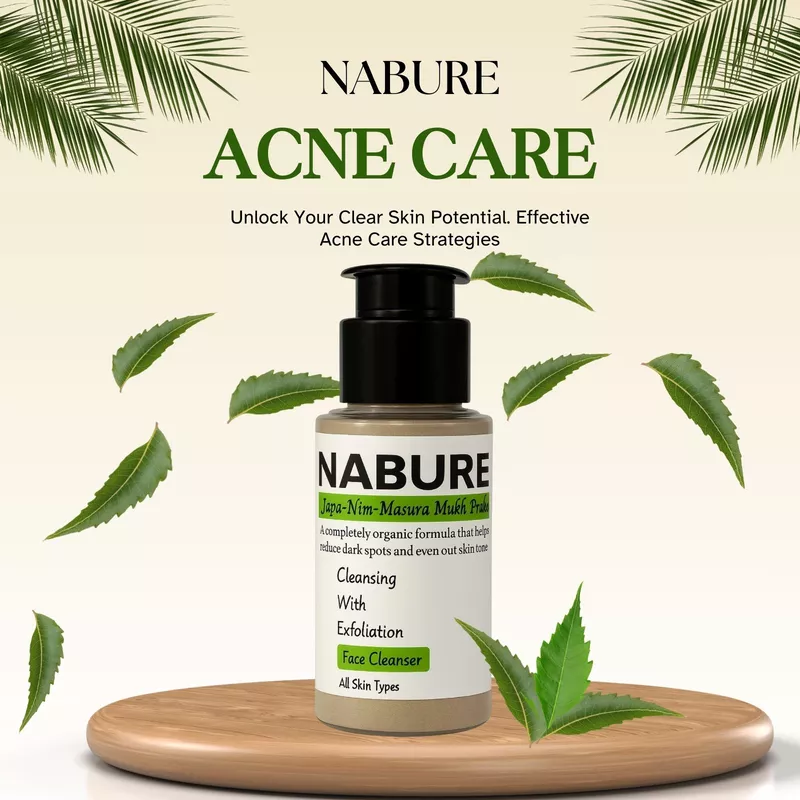 NABURE Herbal Glow Combo – Face Cleanser, Body Ubtan & Kumkumadi Elixir