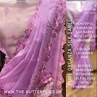 ORGANZA SILK SAREE MCNSORZ22452
