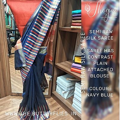 SEMI RAW SILK SAREE MRSSRSS22511