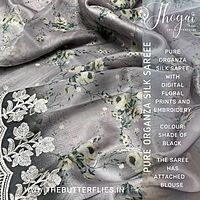 PURE ORGANZA SAREE DCMSORZ22746