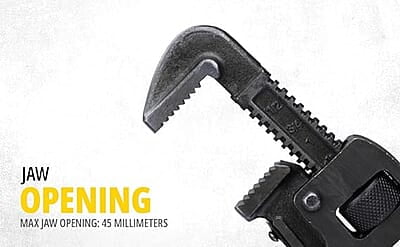 STANLEY 71-642 12'' 300 mm Stilson Type Pipe Wrench Ideal for Construction & Heavy-Duty Applications for Industrial & Professional Use, YELLOW & BLACK