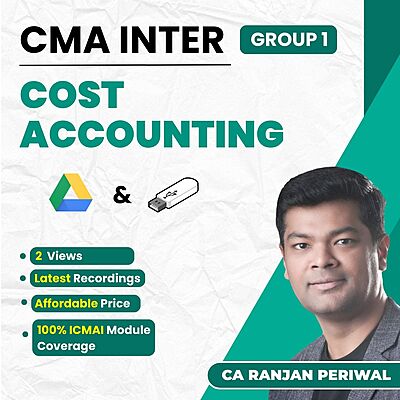 CMA Inter Cost Accounting (Group 1) By CA Ranjan Periwal