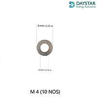 M4 - SS Flat Washer (10 Nos)