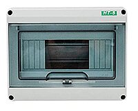 Weatherproof 8-Way MCB Box with Clear Cover (8-Pole)
