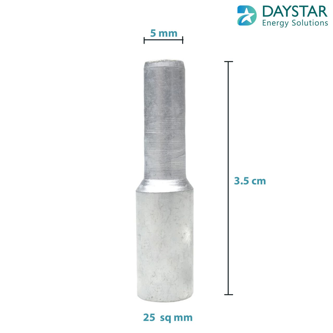 25sq.mm Aluminium crimping pin type (Bottle) Lugs - 1 Nos