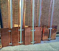 Pure Copper Earth Plate (300mm x 300mm x 3mm)