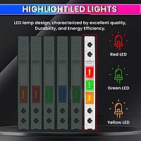 3Phase Indicator  slim model for 3 Phase Supply Din rail mountable - Type2