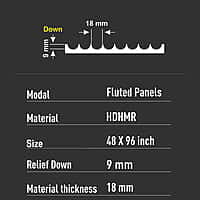 Sehrawat Brothers Fluted Panel SBFP0004 Sehrawat Brothers Fluted Panel SBFP0004