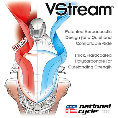National Cycle VStream Tall Replacement Screen for Suzuki V-Strom 800DE