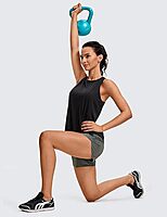 Women's Sleeveless Workout Tops Breathable Lightweight Yoga Running Tank Tops for Women