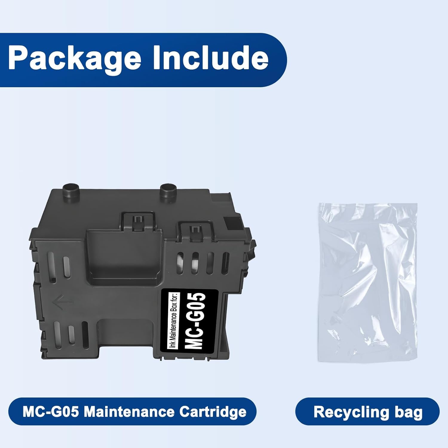 MC-G05 Maintenance Cartridge Compatible with Canon GX2020 and GX1020 Printers MC-G05 Maintenance Cartridge Compatible with Canon GX2020 and GX1020 Printers