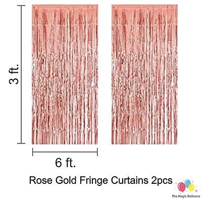 The Magic Balloons-Sweet 16 Balloons combo with printed balloons 30 Sweet 16 printed balloons 5 foils set 16 rose gold foil 2 curtain 1 banner Birthday Decoration/Party Supplies-Pack of 39 pcs