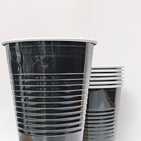 Beer Pong Glasses -Set of 10 | Black Pong Glasses | 450ml | Reusable Party Drinking Cups | Eco-Friendly Pong Cups | Multipurpose for Parties & Events