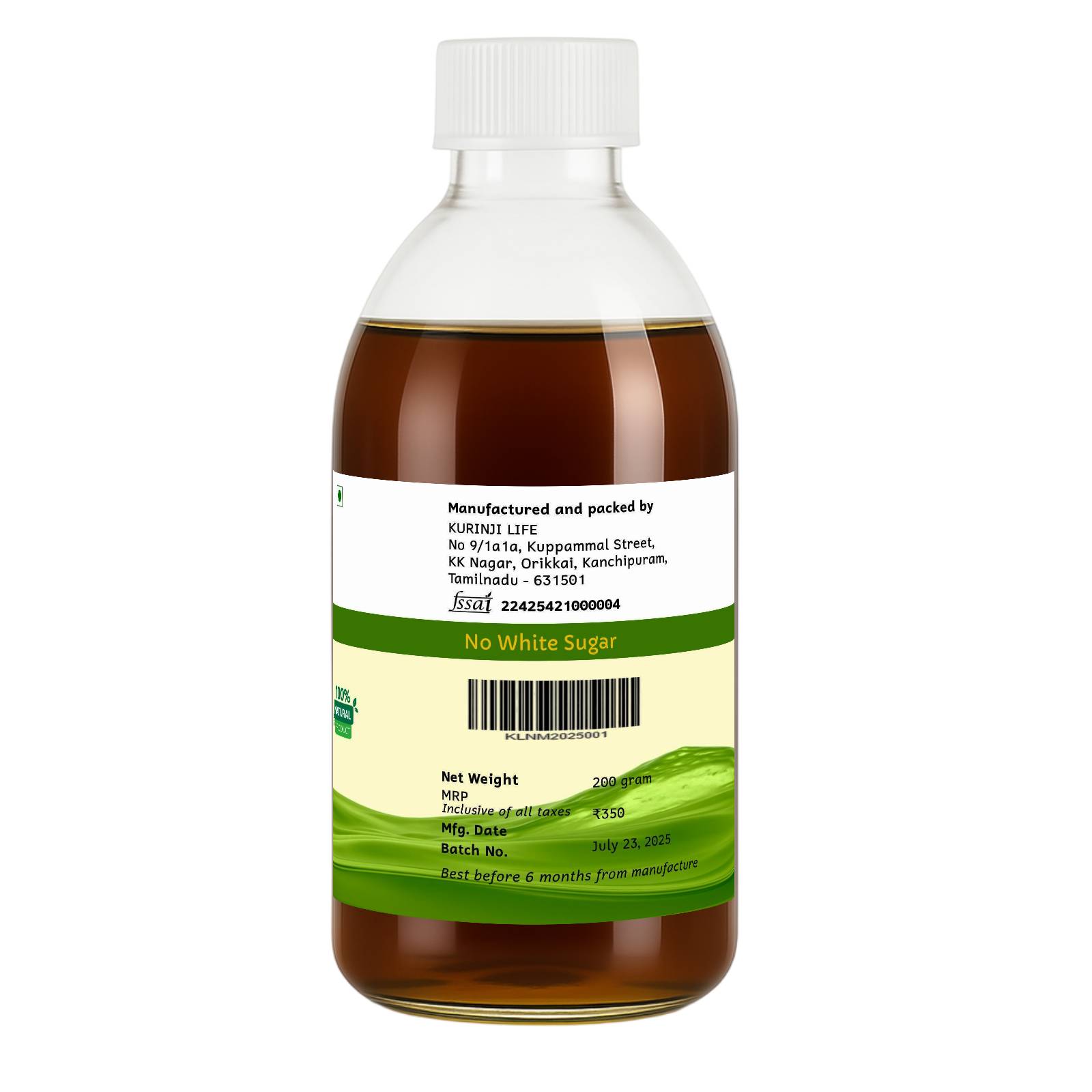 Kurinji Life Amla Syrup (Nellikai Manappagu) 200 Gm