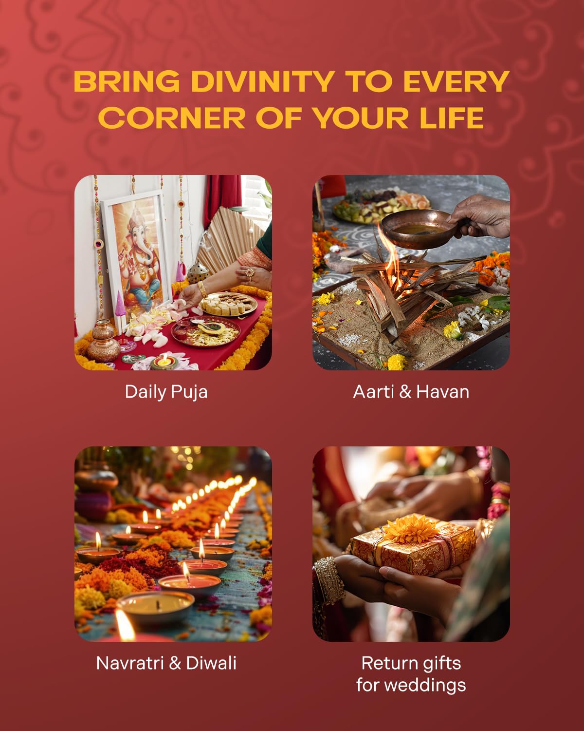 GRANULES Ghee Diya for Puja  100 Pieces  (pack of 1)