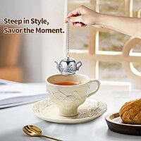ST23 Kettle Shape Tea Infuser with Tray