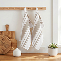 Striped Kitchen Towel Set of 2