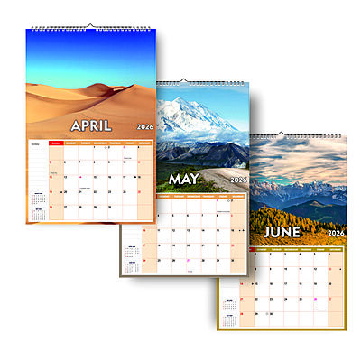 2026 Scenic Photography Wall Calendar