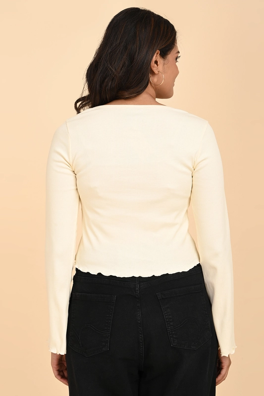 Women's Bell Sleeve Crop Top