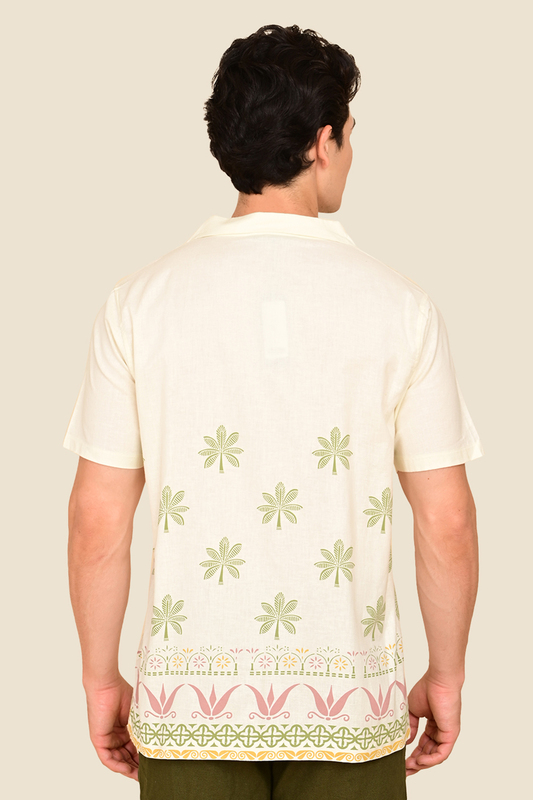 Men's Sunlit Scrolls Printed Shirt
