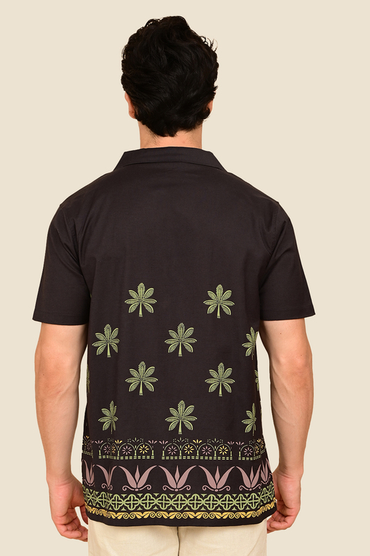 Men's Sunlit Scrolls Printed Shirt