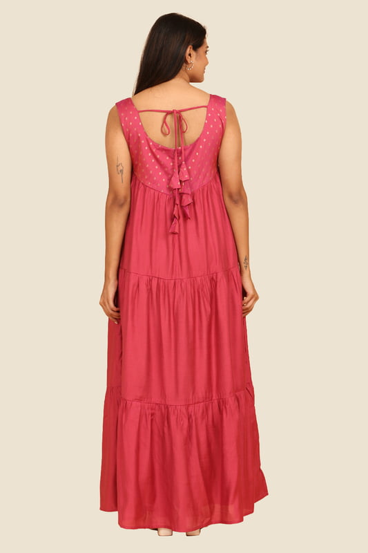 Women Tiered Ethnic Dress